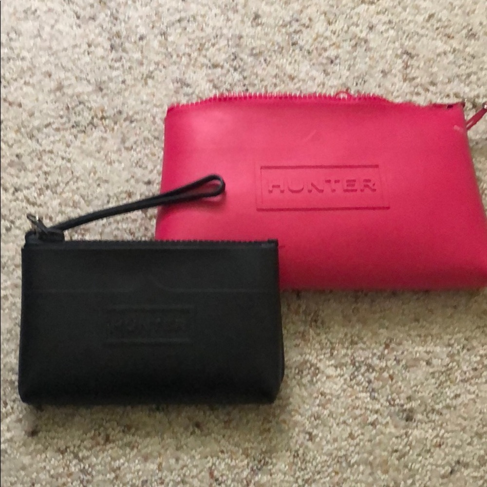 Set of 2 Hunter for Target rubber pouches